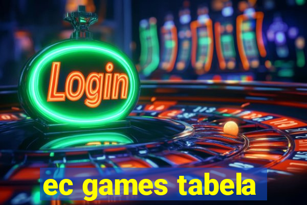 ec games tabela